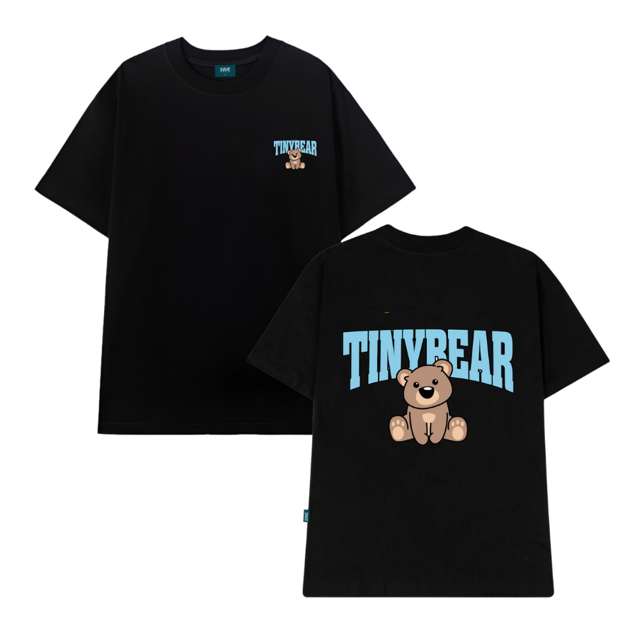 Áo thun unisex hình gấu in 2 mặt nhiều mẫu local brand 𝐖𝐞 𝐓𝐞𝐞 dáng oversize rộng- T006_thumbnail_3