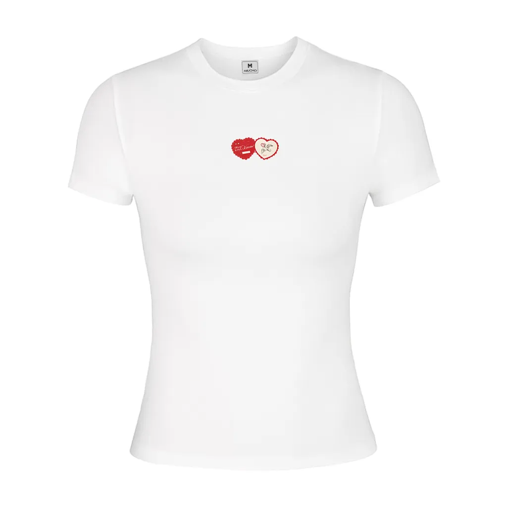 Áo baby tee nữ basic hình tim dễ thương Beezy vải visco thoáng mát tôn dáng 3024_thumbnail_0