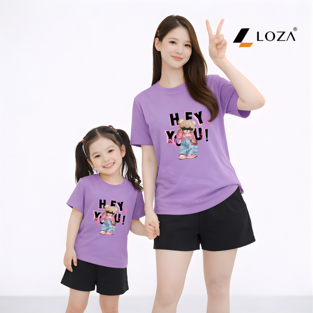 Set đồ đôi mẹ và bé hình Gấu Hey You - Loza BP634-SB634_thumbnail_2