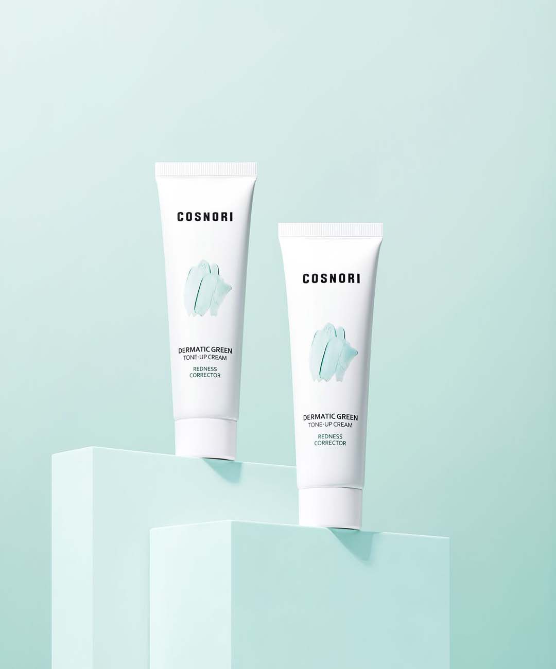 COSNORI DERMATIC GREEN TONE-UP CREAM - Kem Nâng Tông Da Tự Nhiên Hiệu Chỉnh Sắc Đỏ Cosnori - Niacinamide, Rau Má, HA - 50ml - [C028]_thumbnail_2