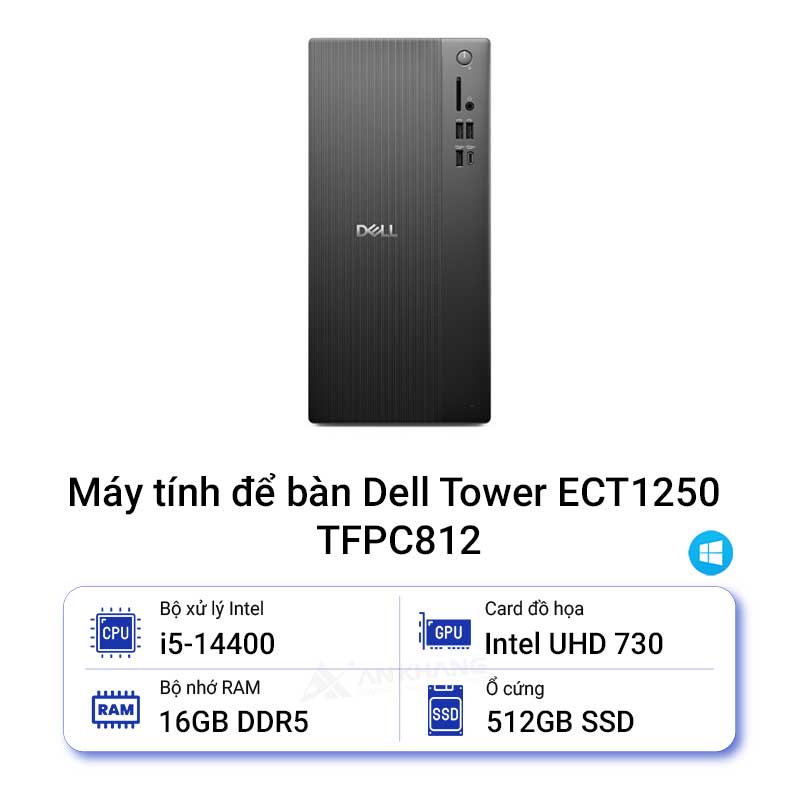 Máy tính để bàn Dell Tower ECT1250