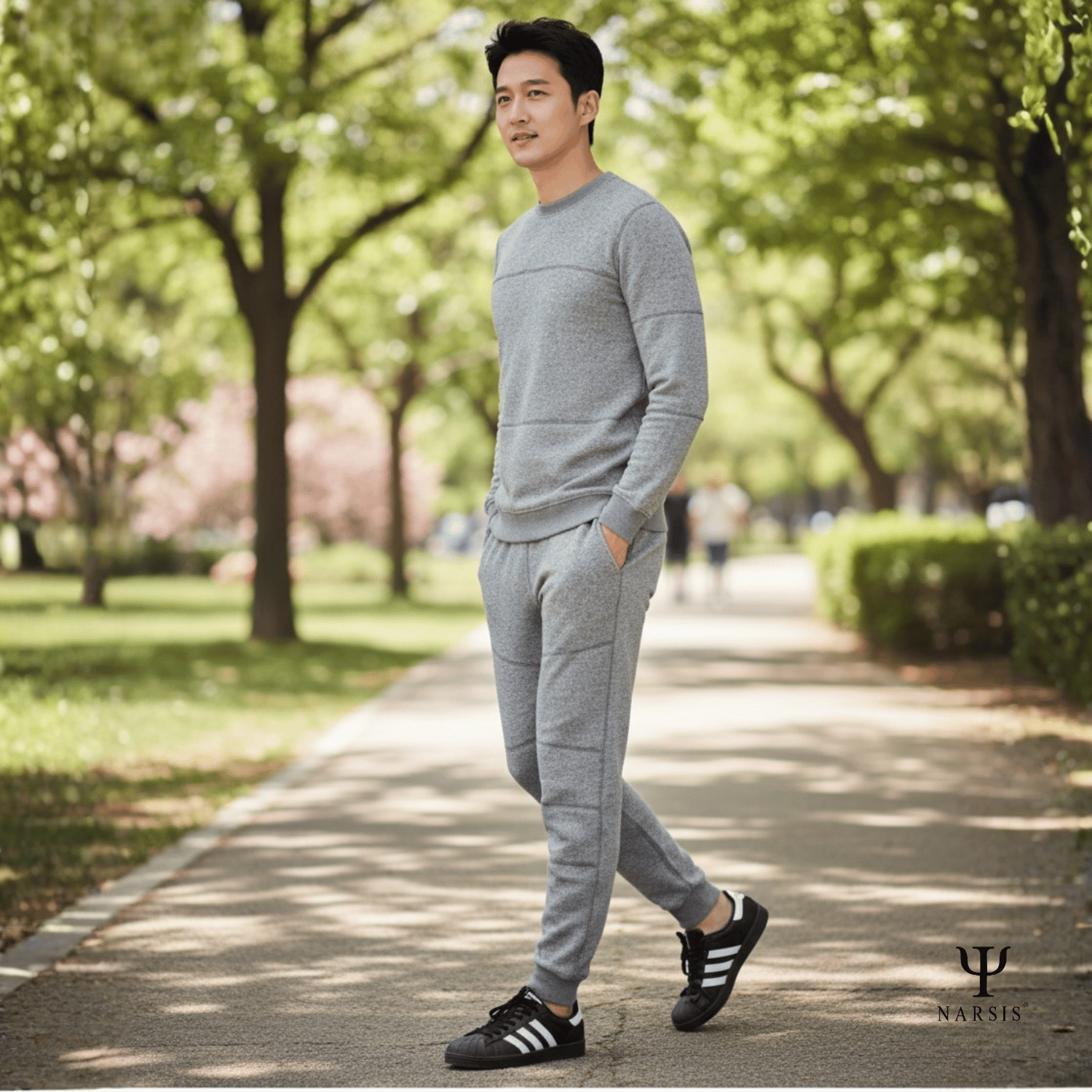 BỘ NAM THU ĐÔNG E5022 NARSIS CHẤT LIỆU THOÁNG MÁT, DỄ CHỊU, THOẢI MÁI CẢ NGÀY, DỄ VẬN ĐỘNG_thumbnail_2