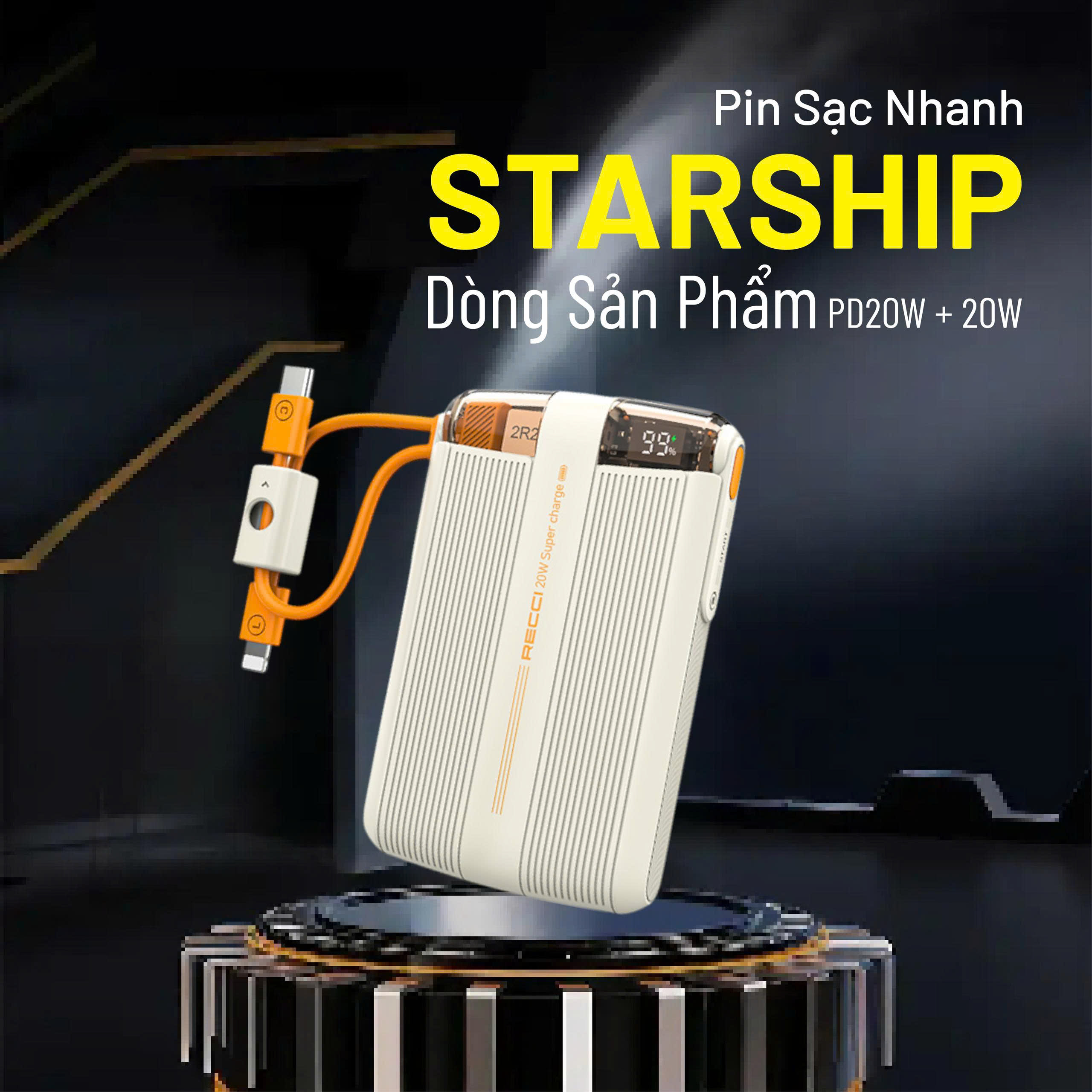 Sạc Dự Phòng Recci  ( 10000mah )_thumbnail_14