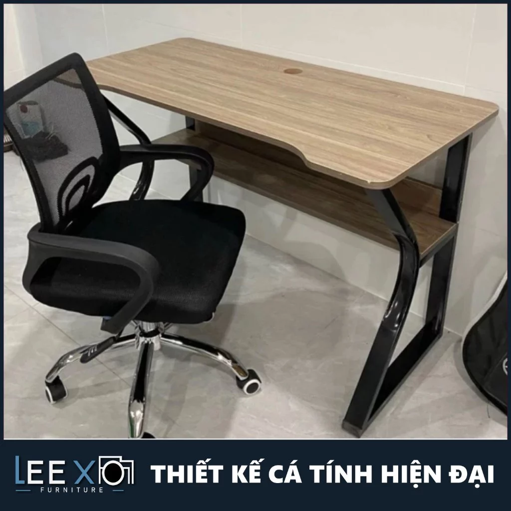 Bàn Gaming Chân K - Có Giá Đỡ Tiện Lợi, Thiết Kế Bền Đẹp, Dễ Bố Trí Mọi Không Gian_thumbnail_8