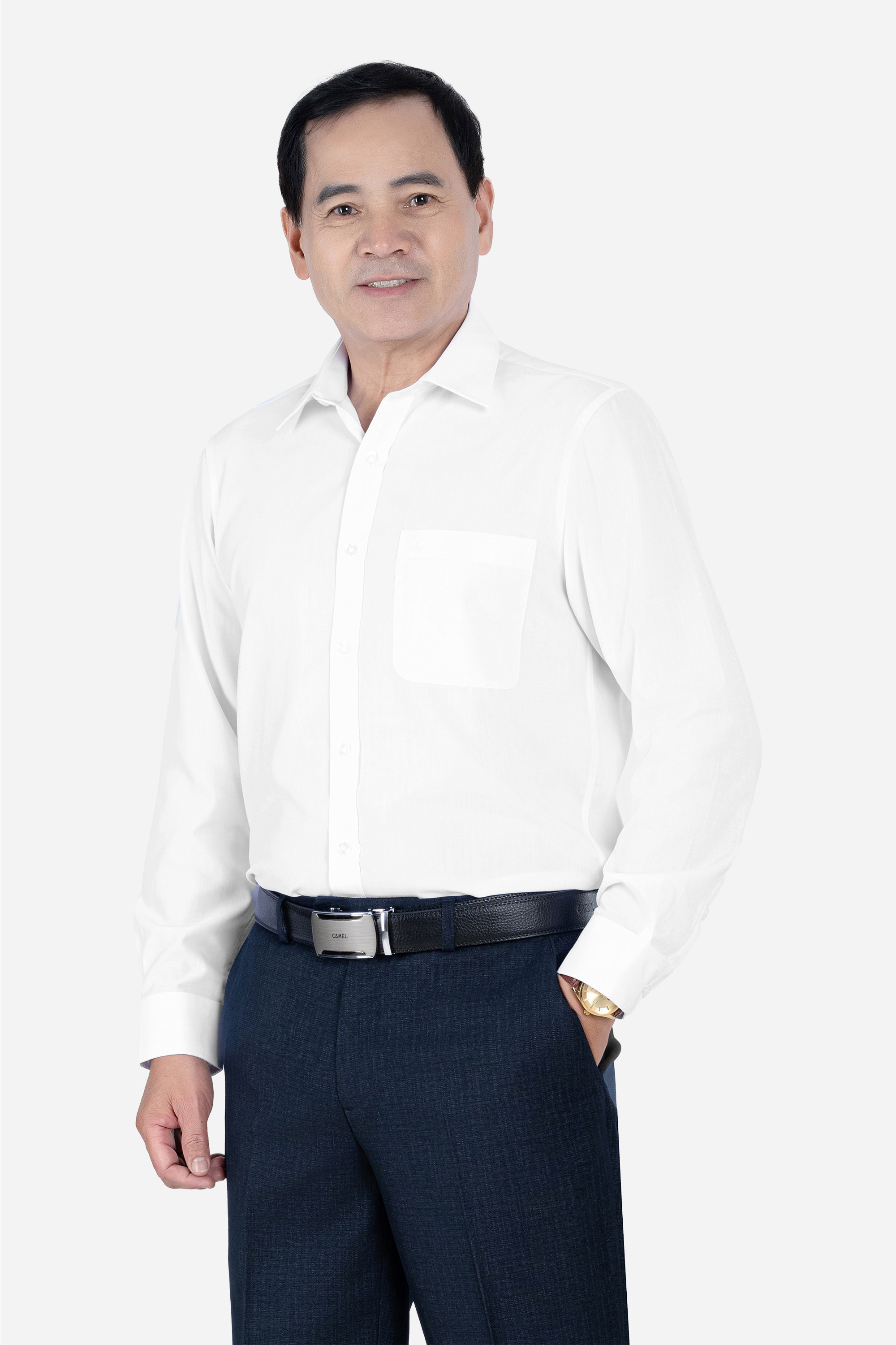 Sơ Mi Trơn Dài Tay Nam Trung Niên ANCHi Chất Liệu Cotton Nhập Khẩu_thumbnail_35