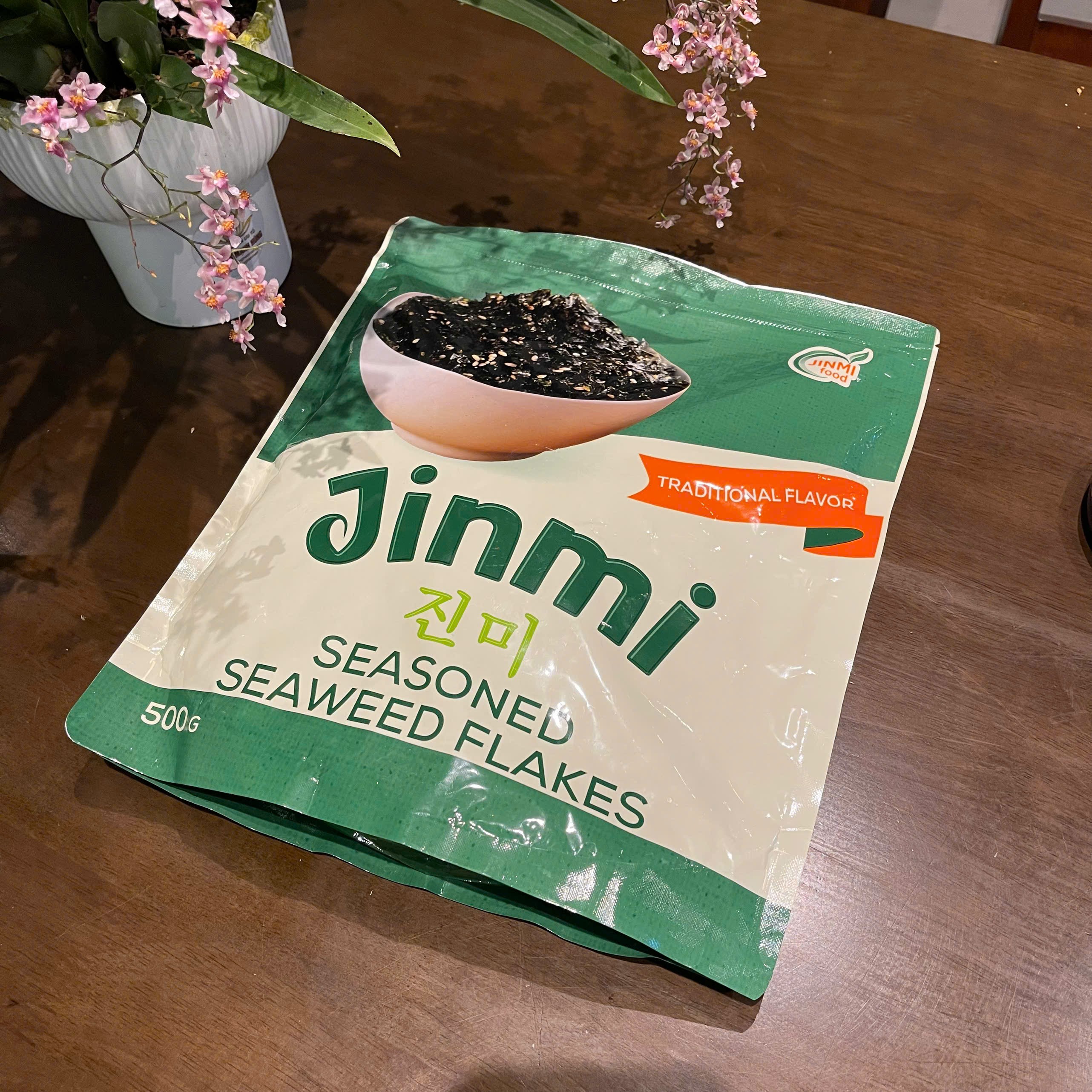 Rong biển Jinmi sấy giòn loại đặc biệt túi lớn 500g_thumbnail_3