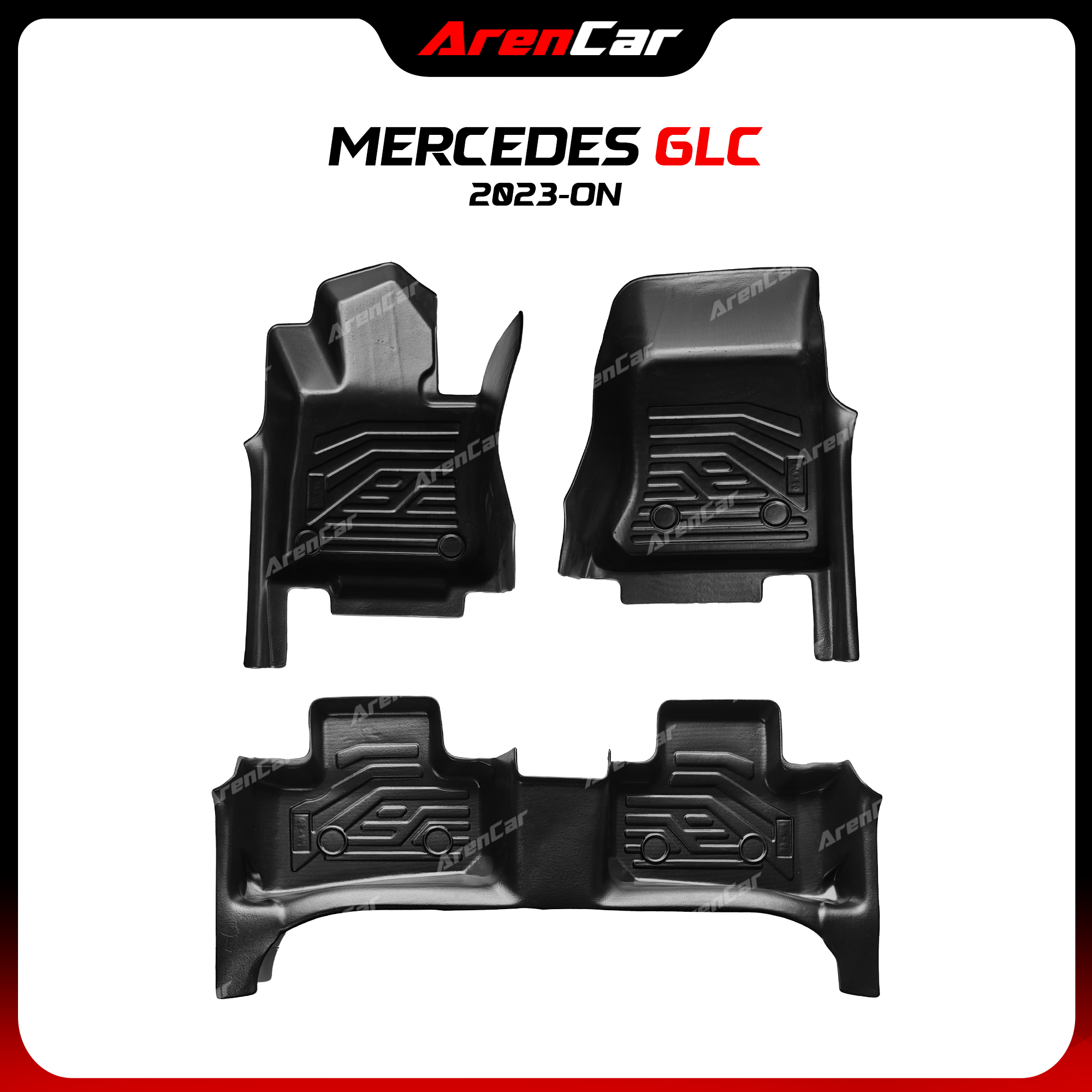 [Aren Car] Thảm Lót Sàn Ô Tô TPE Khuôn Đúc Mercedes GLC