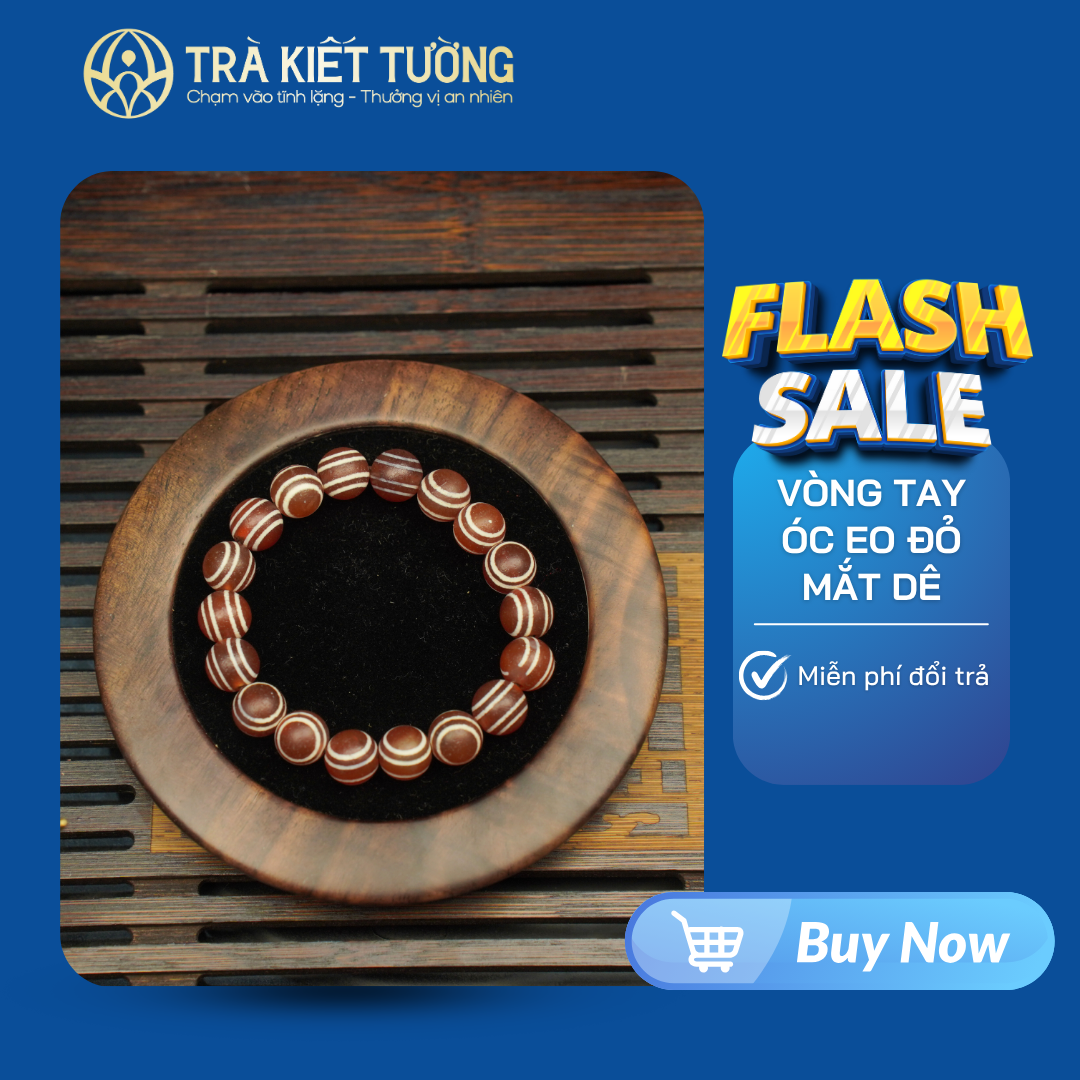 Vòng Tay ÓC EO ĐỎ MẮT DÊ