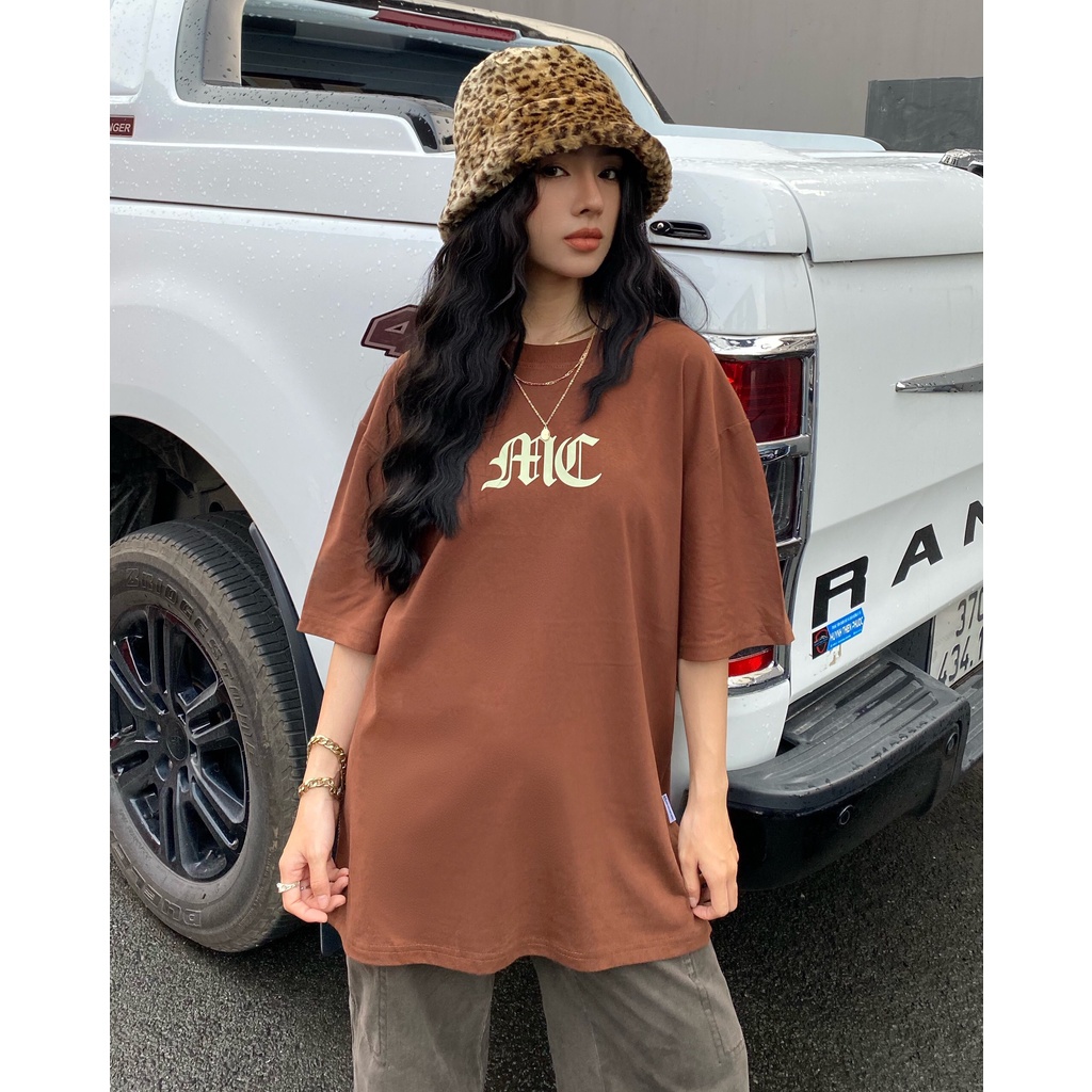 Áo thun nữ form rộng đẹp tay lỡ kiểu hàn quốc chất vải cotton AT249 Miucho in brand name_thumbnail_2