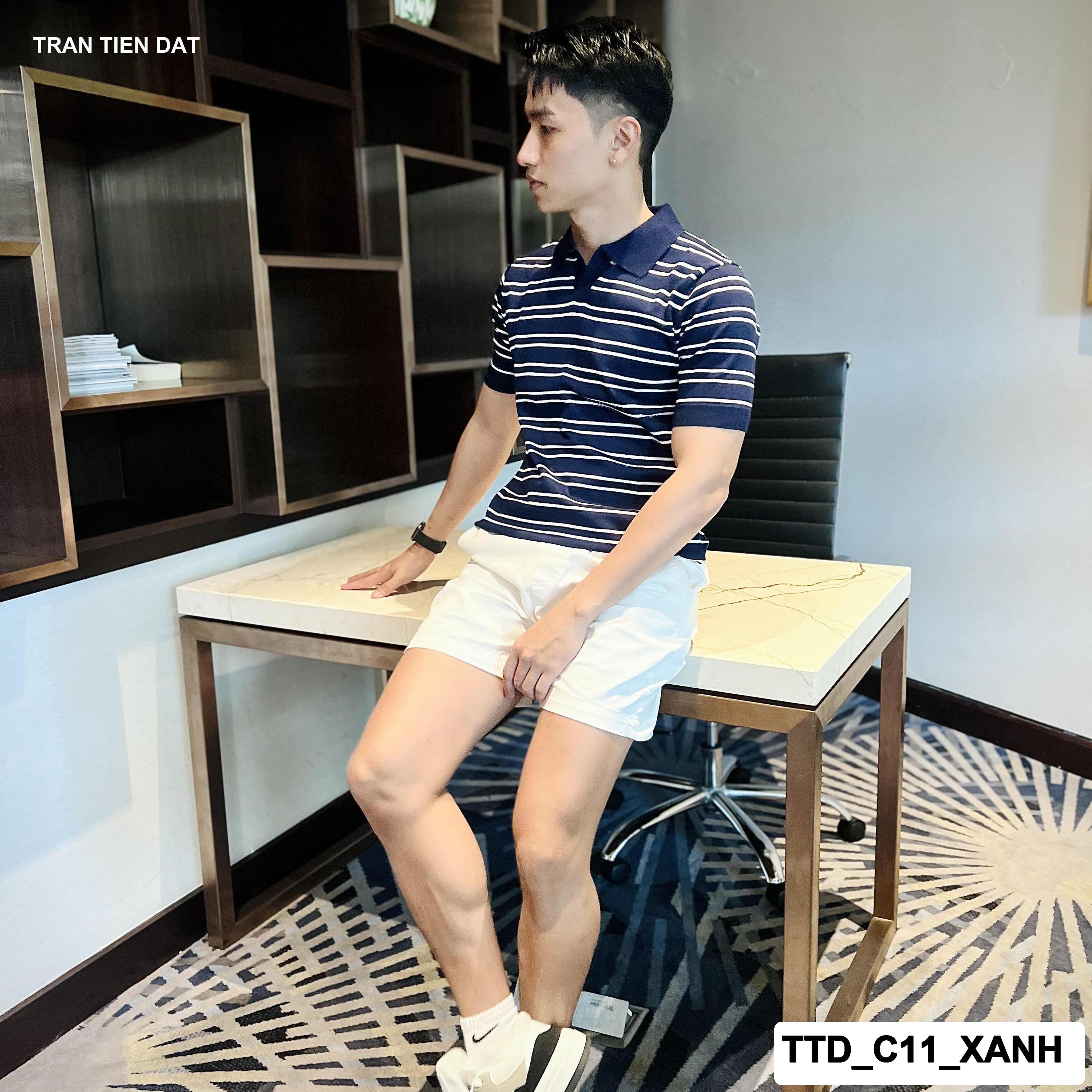 TTD_C11 - Áo Polo Nam Cao Cấp Mềm Mịn  Chất liệu dệt kim  C11_thumbnail_4