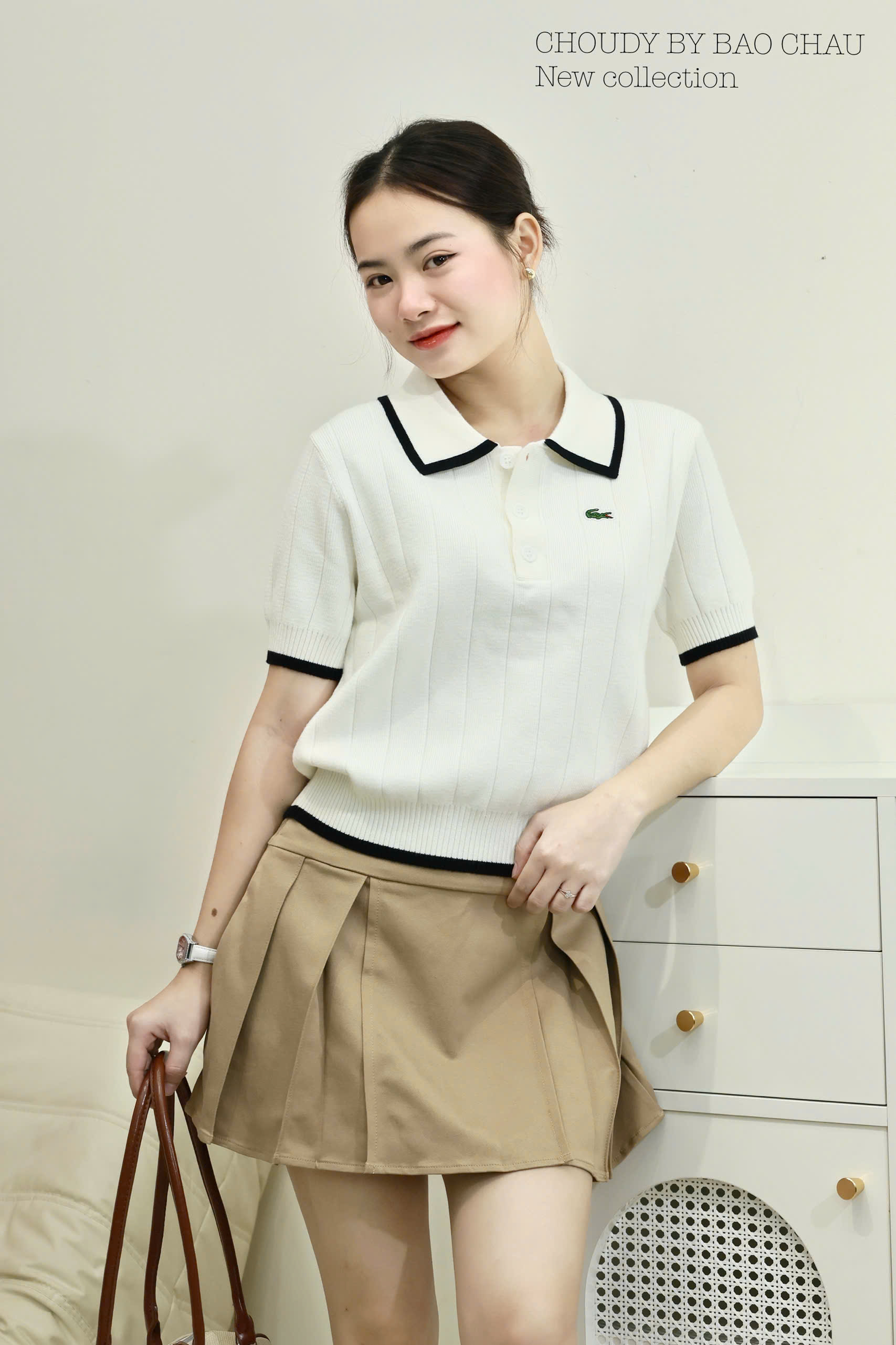 A743 ÁO DỆT KIM 2 MÀU