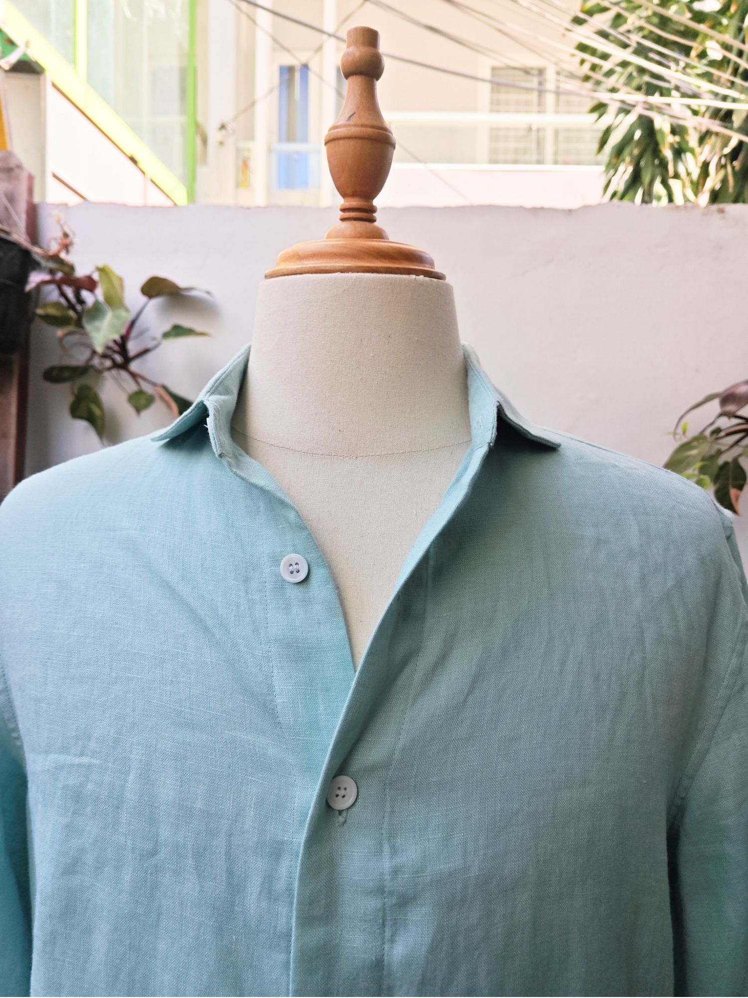 Sơ mi 100% linen tay dài cổ kiểu Ý_thumbnail_2