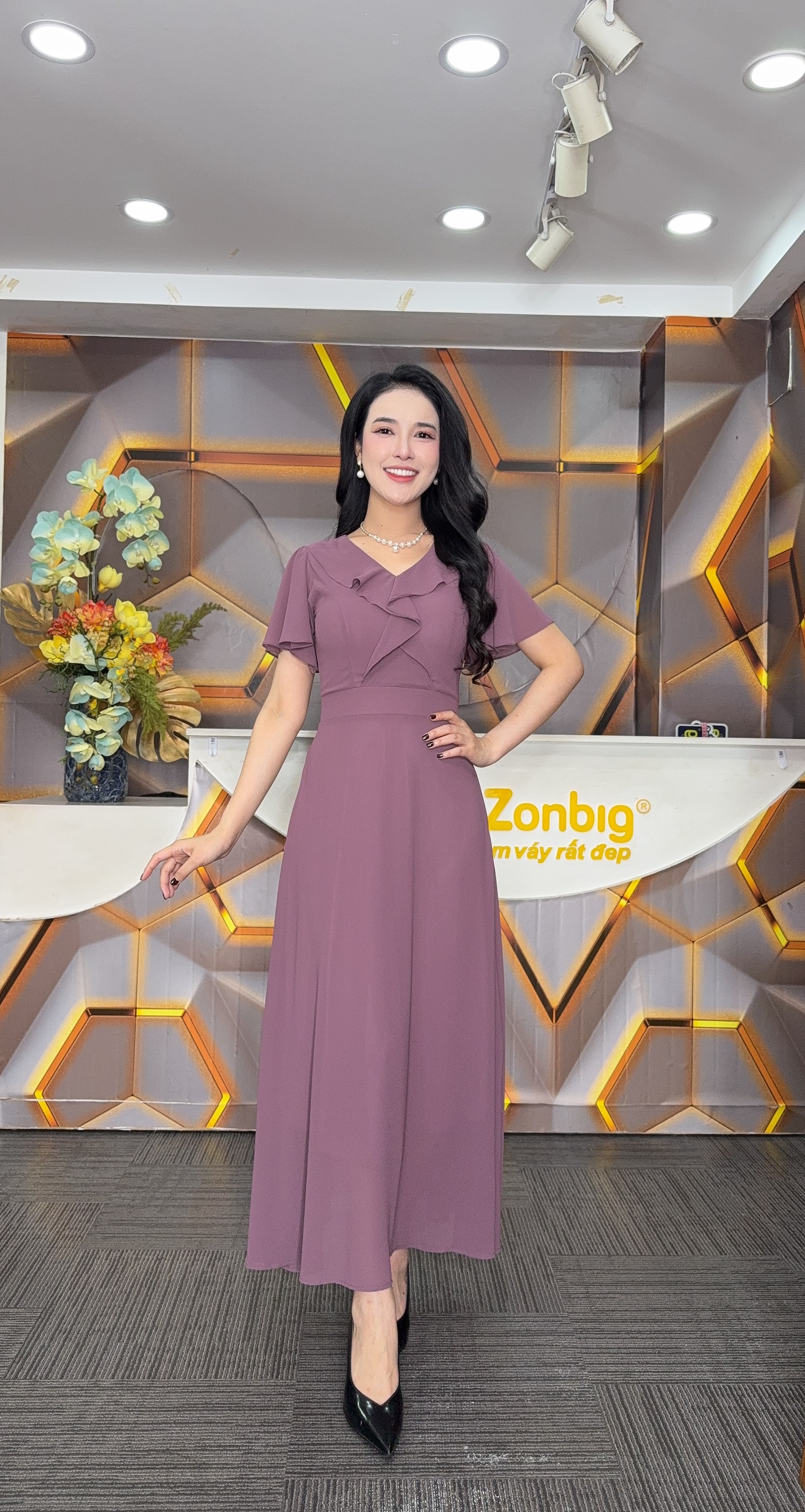 Đầm xòe - Y1980 - Thương hiệu Zonbig