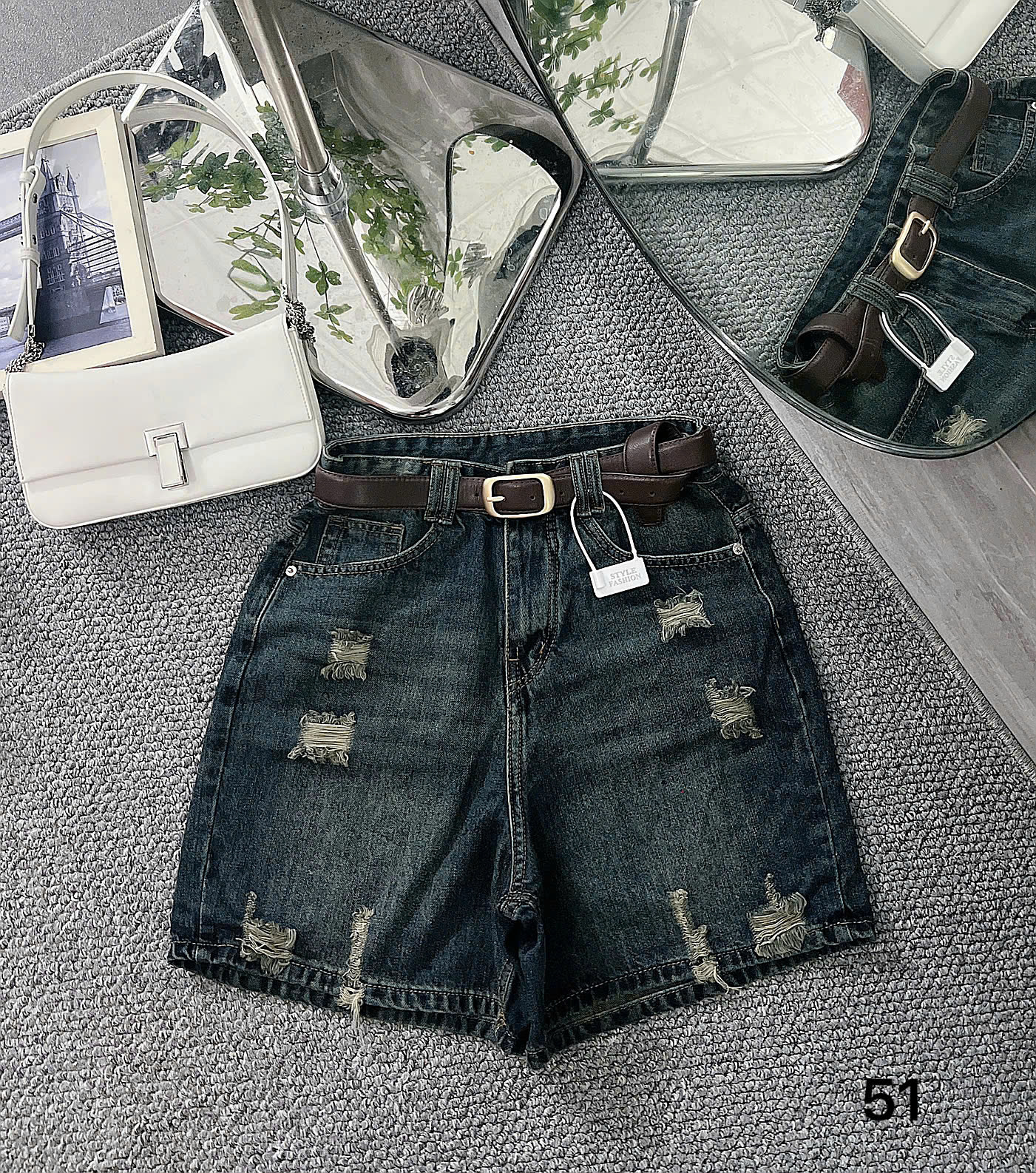 Quần short lửng rách kiểu bigsize QSJ51 dành cho nàng béo mập từ 55-90kg_thumbnail_10