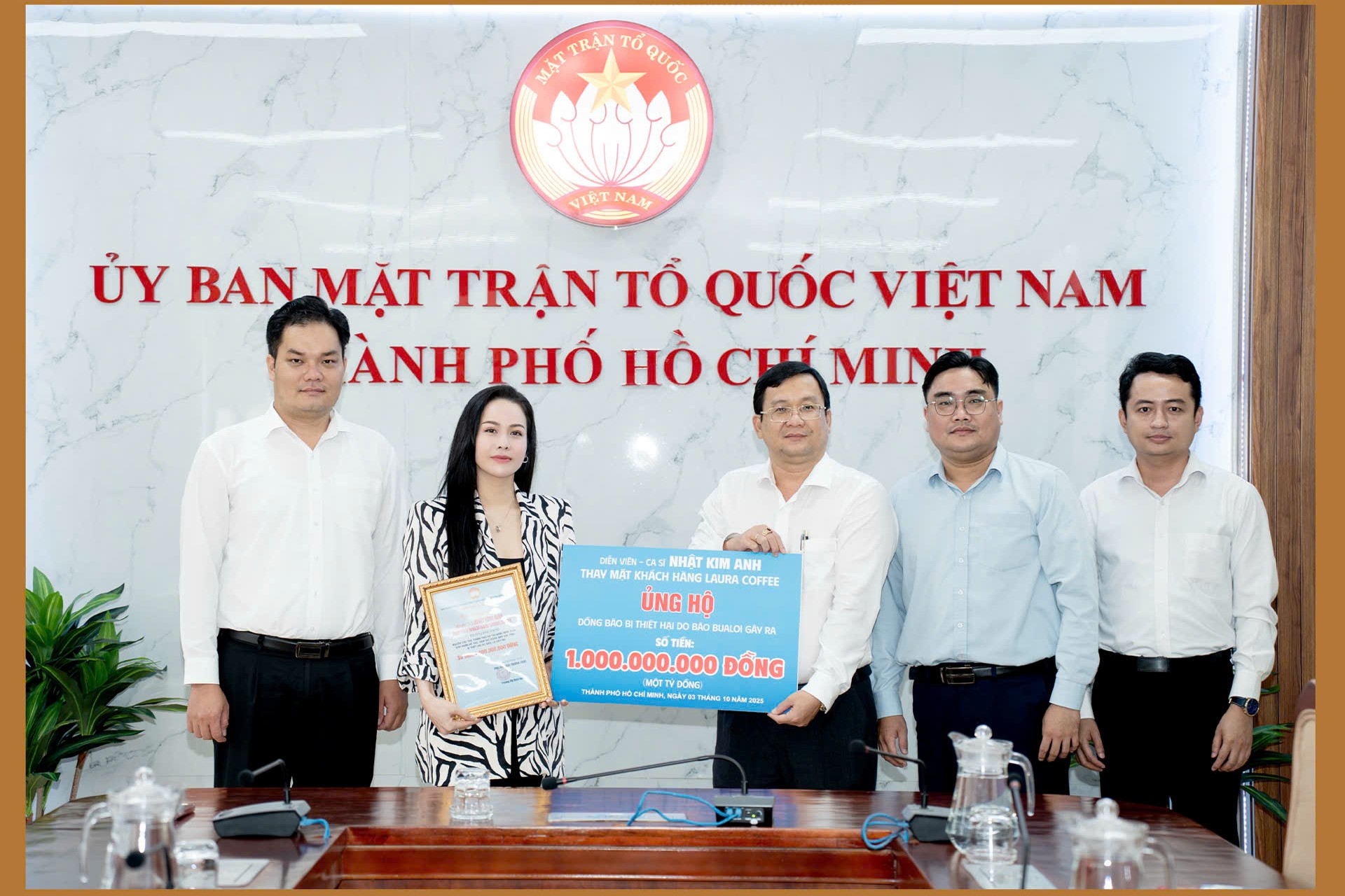 NHẬT KIM ANH ĐÓNG GÓP 1 TỶ HỖ TRỢ KHẮC PHỤC SAU BÃO BUALOI