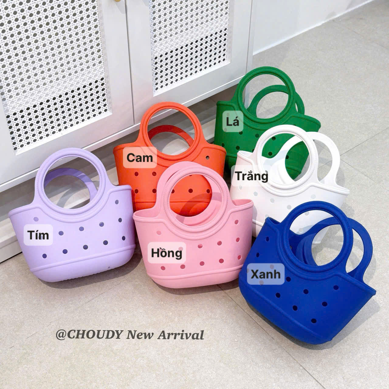 T77 TÚI 6 MÀU KÈM CHARM