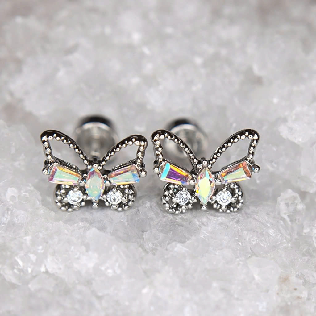 khuyên kiểu bướm nhỏ 7 màu bi