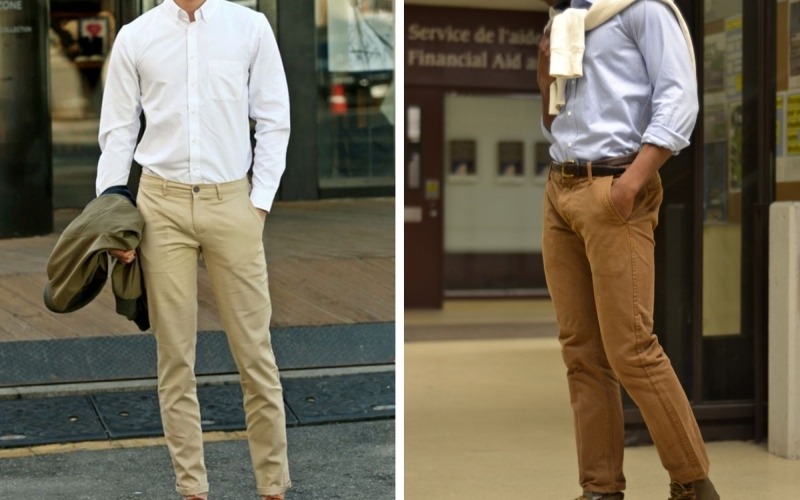 Quần nâu phối áo màu gì nam tính, chuẩn thời trang, phong cách?