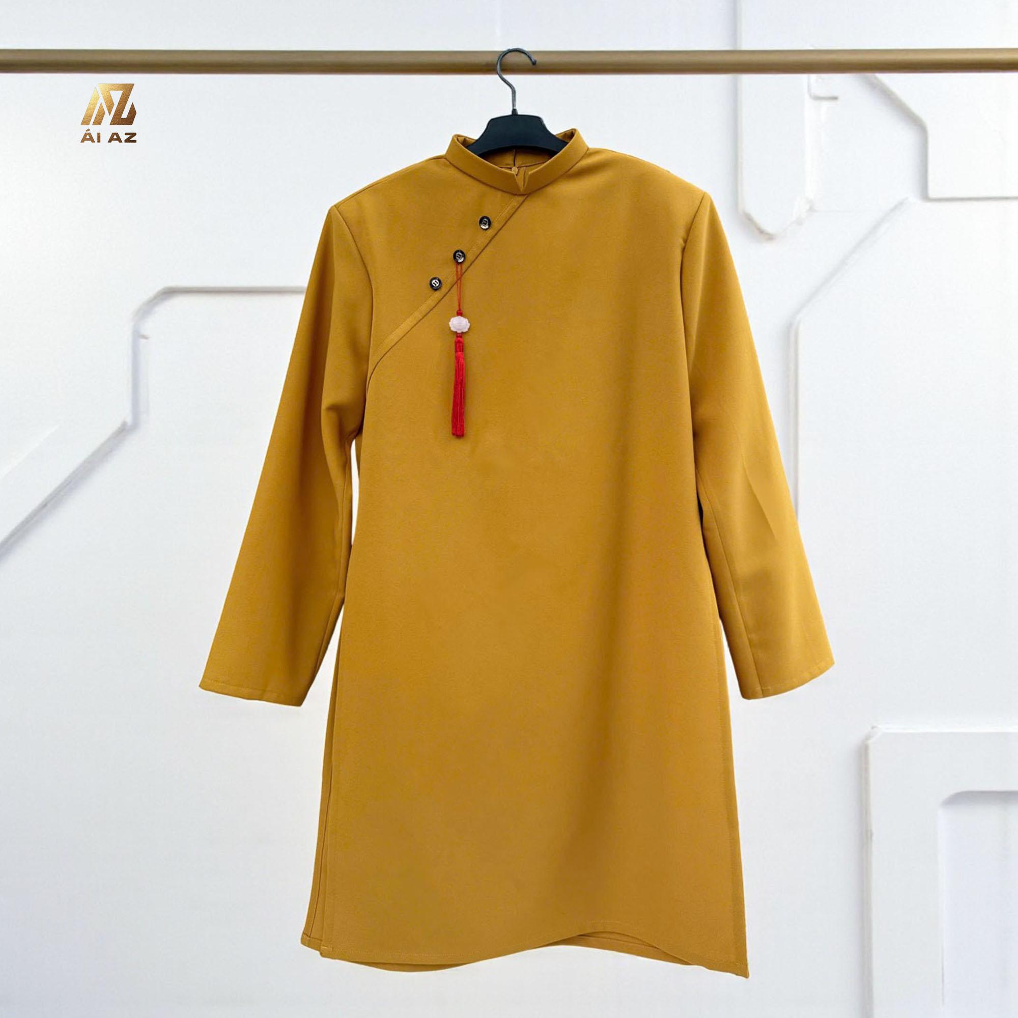 Áo Dài Nam Cách Tân Vài Cotton Hàn-Mặc Tết, Chụp Ảnh KT01_thumbnail_1