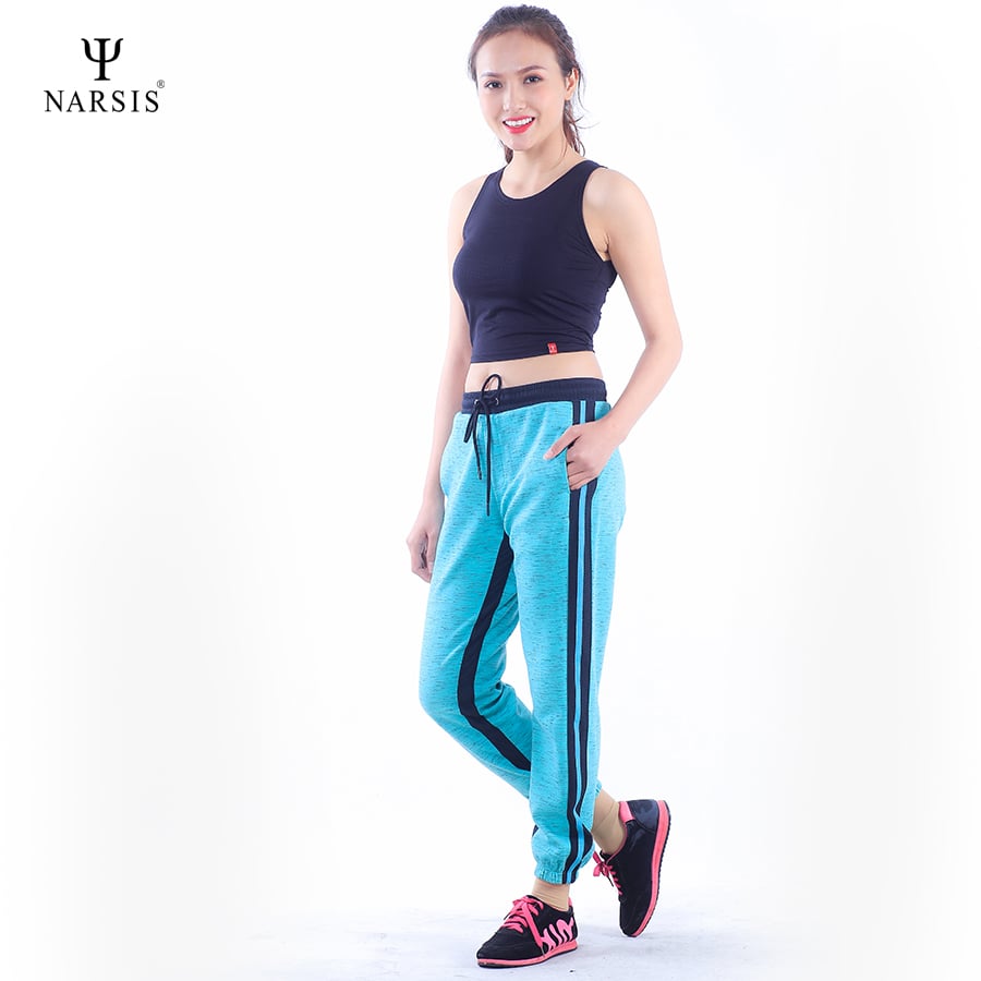 QUẦN JOGGER NỮ P7044 NARSIS CHẤT LIỆU THOÁNG MÁT, DỄ CHỊU, THOẢI MÁI CẢ NGÀY, DỄ VẬN ĐỘNG_thumbnail_1