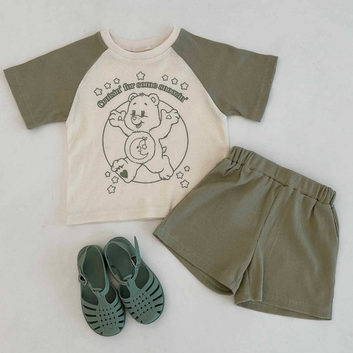 Set đồ bé trai/bé gái gấu “Cruisin’ for some snoozin’” phối tay raglan_thumbnail_6