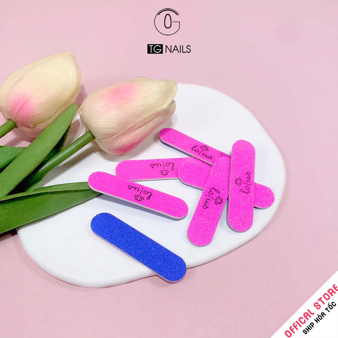 Combo 10 dũa móng tay mini nail box