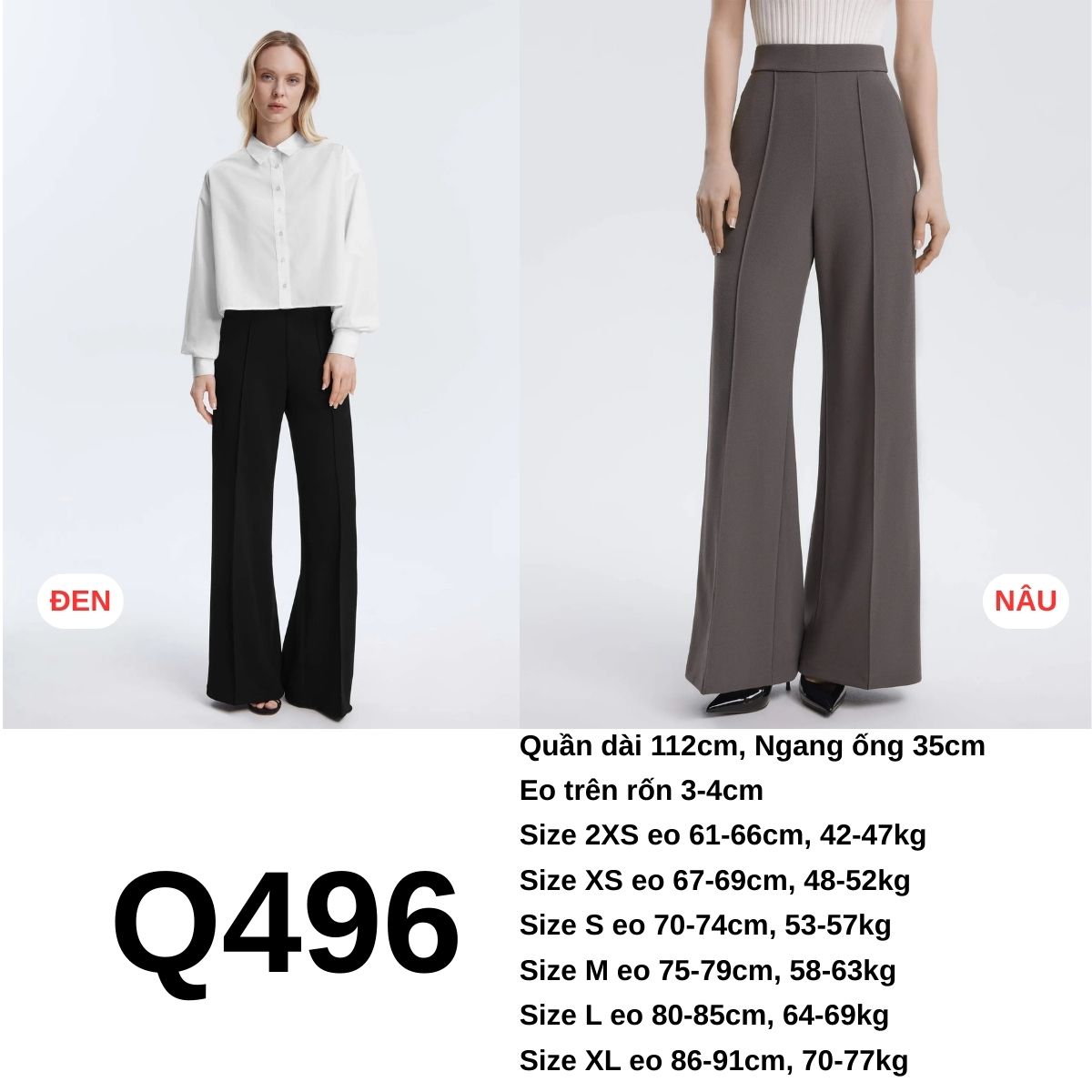 Q496 Quần suông GJ