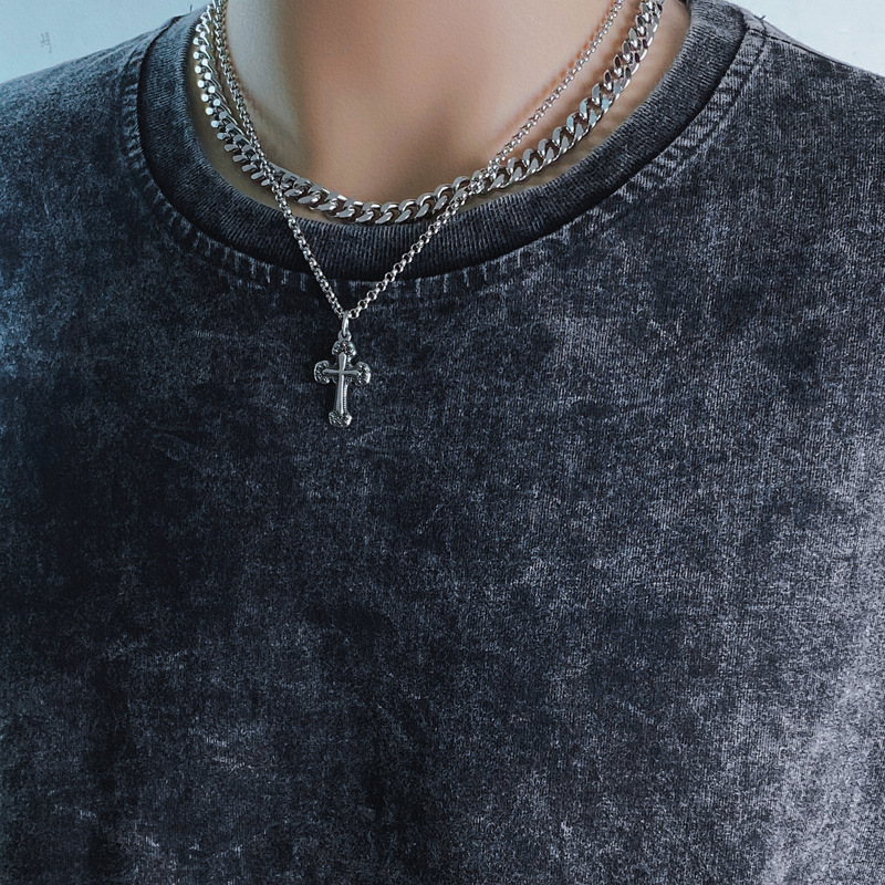 Bộ dây chuyền Cuban Cross_thumbnail_3