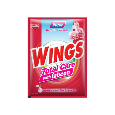 WINGS POWDER TOTAL CARE WITH FABRIC CONDITIONER BLOOMING GARDEN 60G