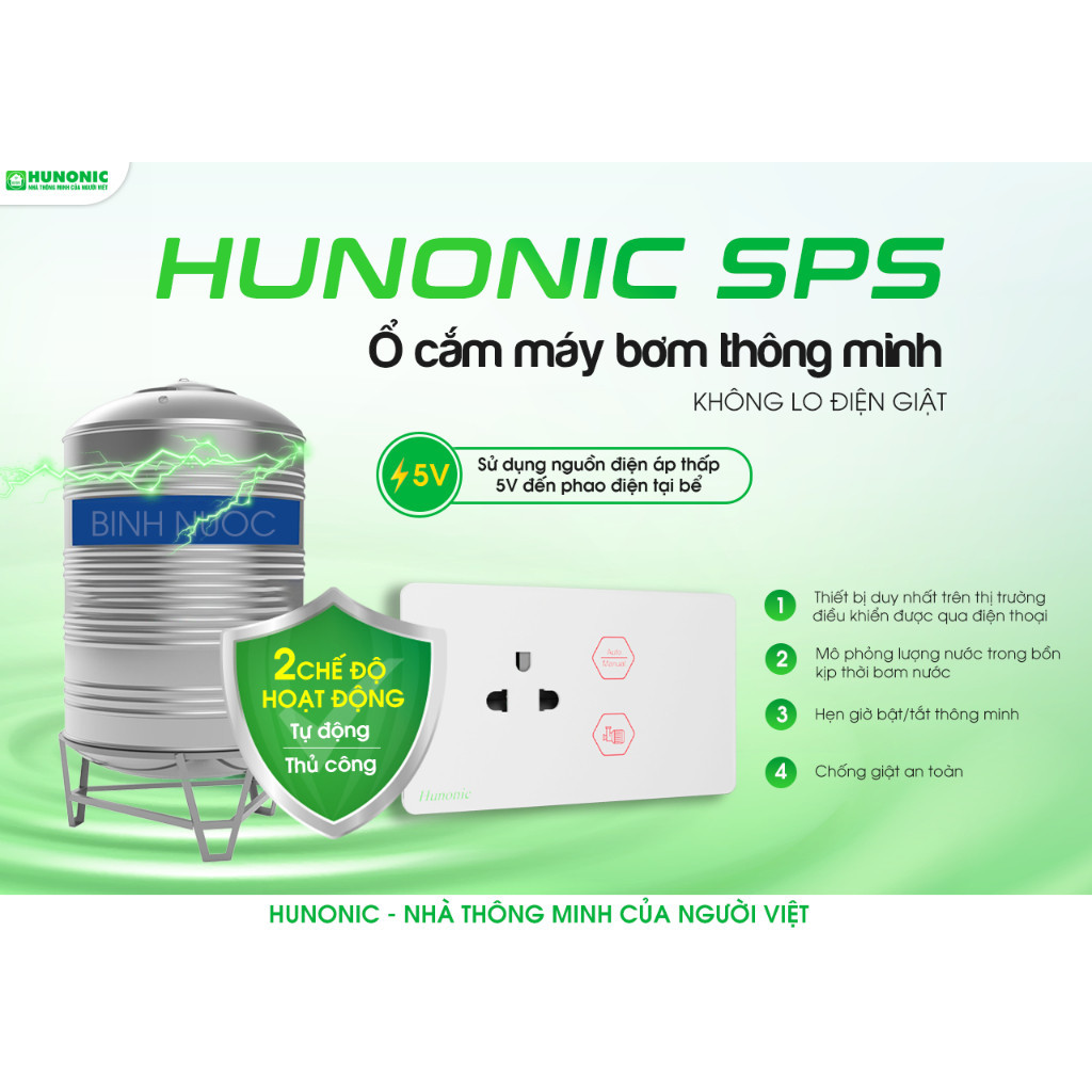 Ổ cắm máy bơm chống giật Hunonic SPS_thumbnail_6