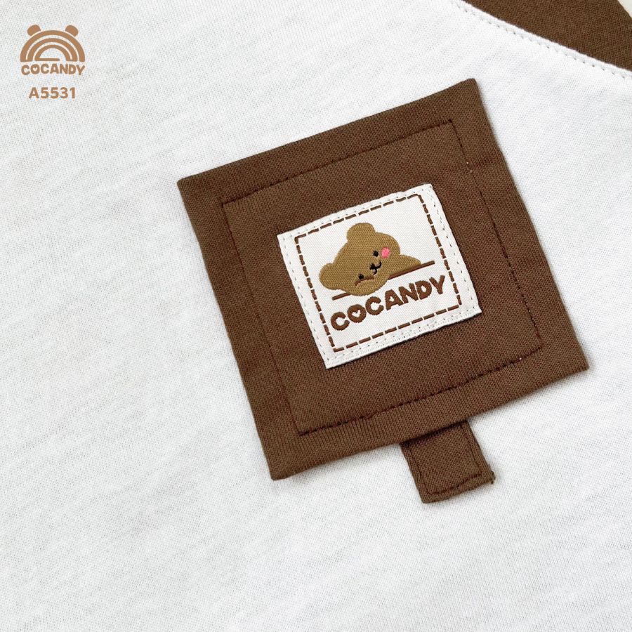 Áo sát nách TRẮNG phối NÂU túi ngực_thumbnail_2