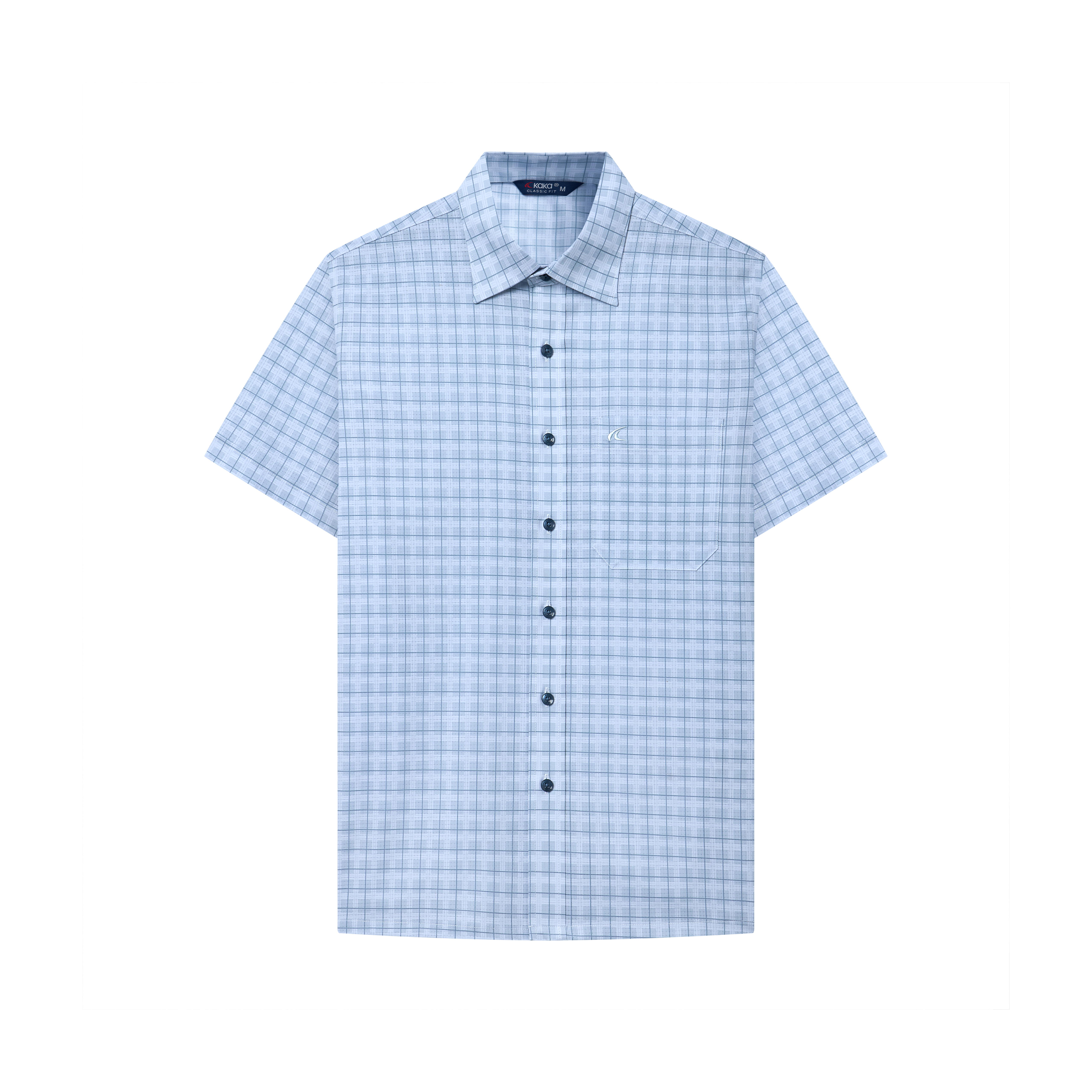 Áo Sơ Mi Kaka Họa Tiết Sọc Có Túi_thumbnail_1