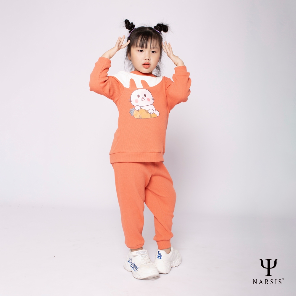 ĐỒ BỘ QUẦN ÁO THU ĐÔNG DÀI TAY CHO BÉ GÁI NARSIS CHẤT LIỆU COTTONN HOA TIẾT HÌNH CON THỎ DỄ THƯƠN..._thumbnail_1