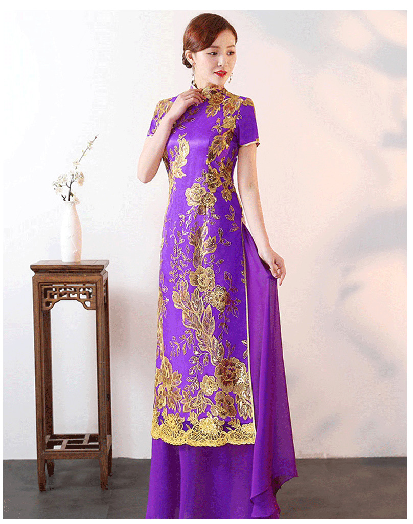 [MS000033] 🔥 Tỏa Sáng Với Áo Dài Cách Tân Đính Ren Lấp Lánh_thumbnail_5