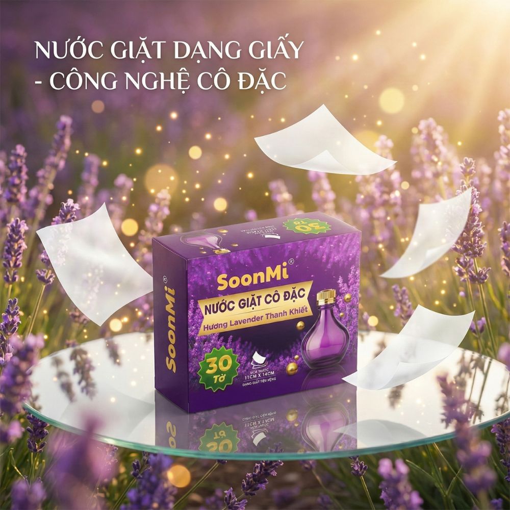 Nước Giặt Cô Đặc SoonMi Hương Lavender lưu hương lâu nhỏ gọn bỏ vali du lịch, khử mùi xe hơi, thơm tủ áo_thumbnail_14