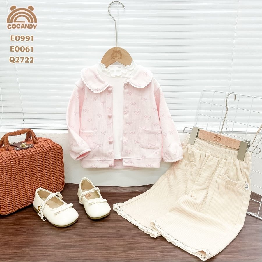 Áo khoác HỒNG họa tiết nơ hồng cổ sen_thumbnail_8