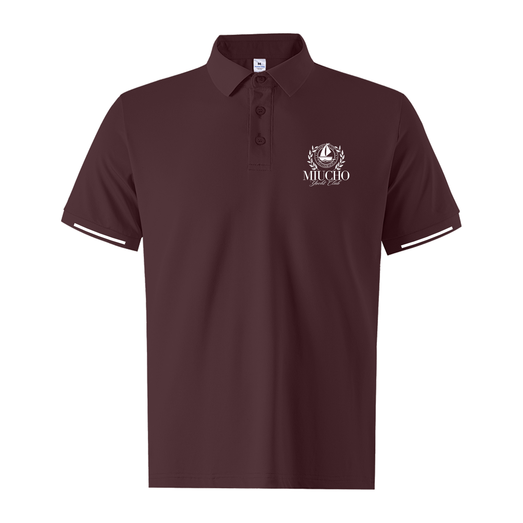 Áo polo nam form vừa PLCSD2408 Miucho Iconic phong cách basic chất liệu polyester bền nhẹ in mix_thumbnail_13