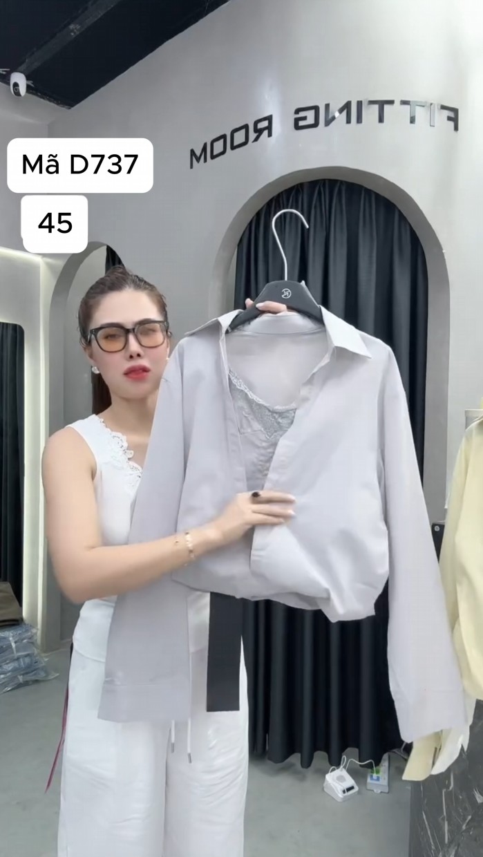D737 Áo sơ mi cao cấp