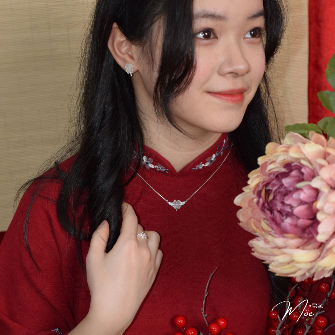 C69 - Combo cỏ 4 lá thạch anh pha lê_thumbnail_1