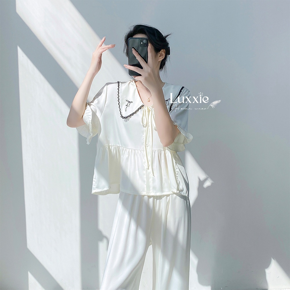 N89B Pijama lụa dáng babydoll cộc tay_thumbnail_5