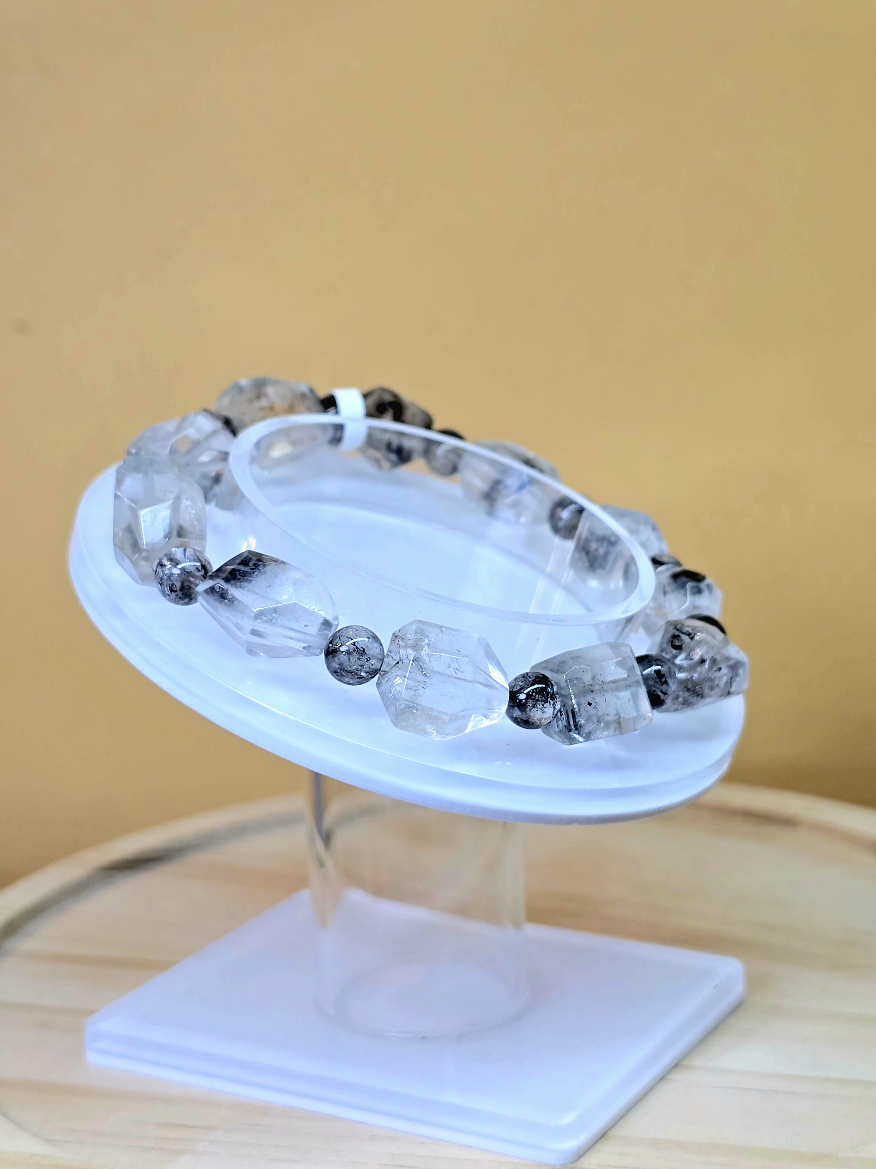 Vòng Tay Thạch Anh 2 Đầu (Double-Terminated Quartz) Xuất Xứ Pakistan_thumbnail_3