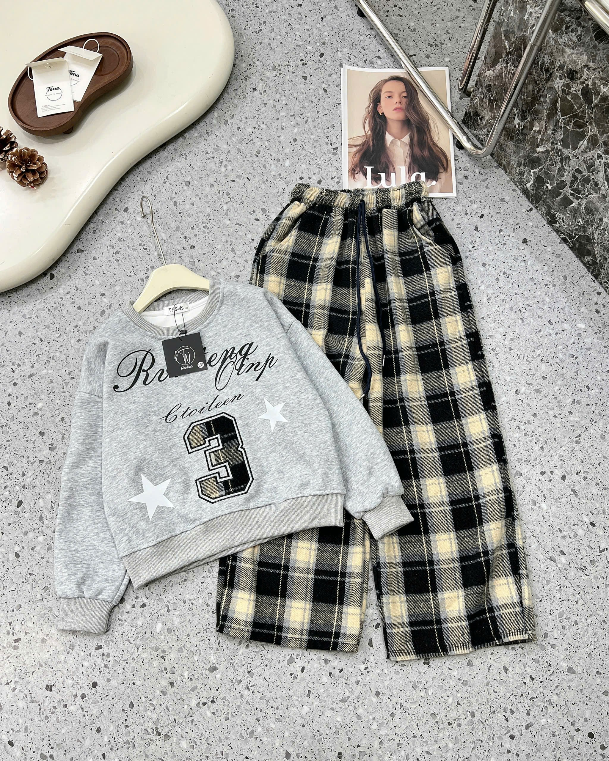 [J85] Bộ nỉ 3 sao