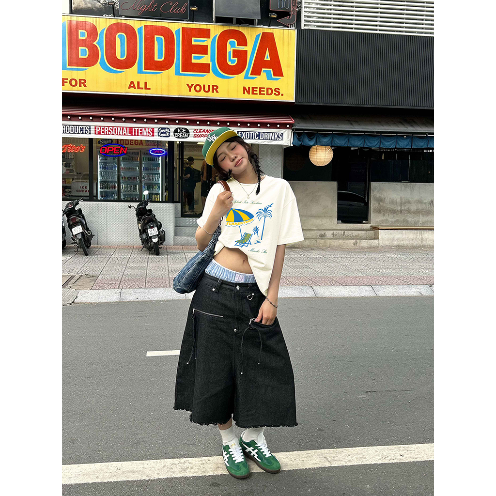 Áo thun boxy nam nữ hè biển basic Miucho 3326_thumbnail_2