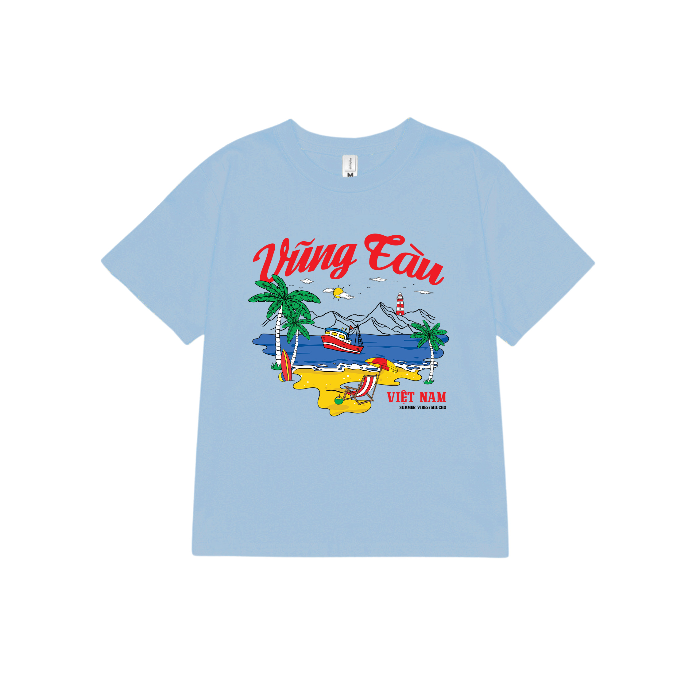 Áo thun baby tee form ôm xinh xắn ABD1271 Miucho tay ngắn cổ tròn in hình Vũng Tàu_thumbnail_12