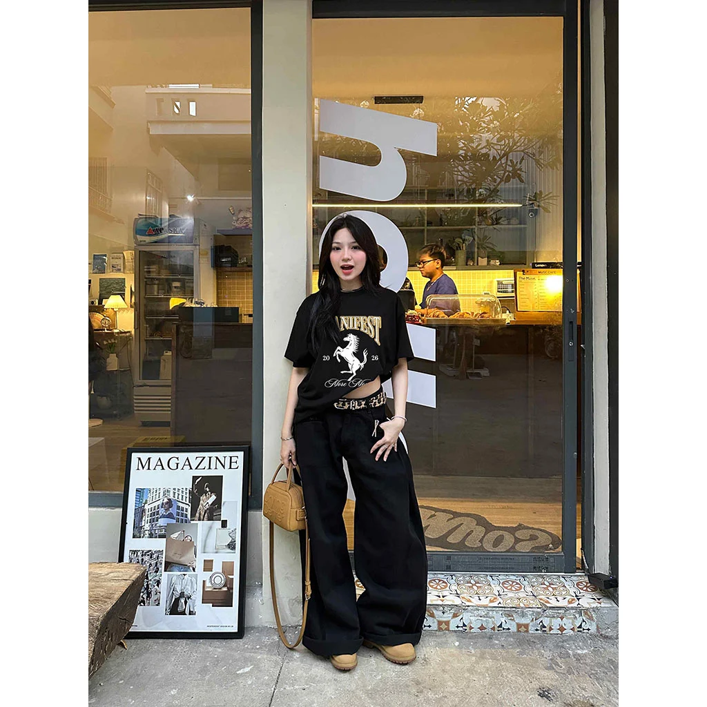 Áo thun boxy Tết Bính Ngọ Miucho vải dày dặn thoáng mát tay ngắn cổ tròn in mix 2909_thumbnail_4