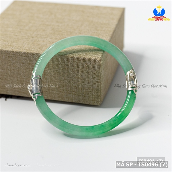 Vòng Ngọc Bích xanh trong bọc bạc_thumbnail_1