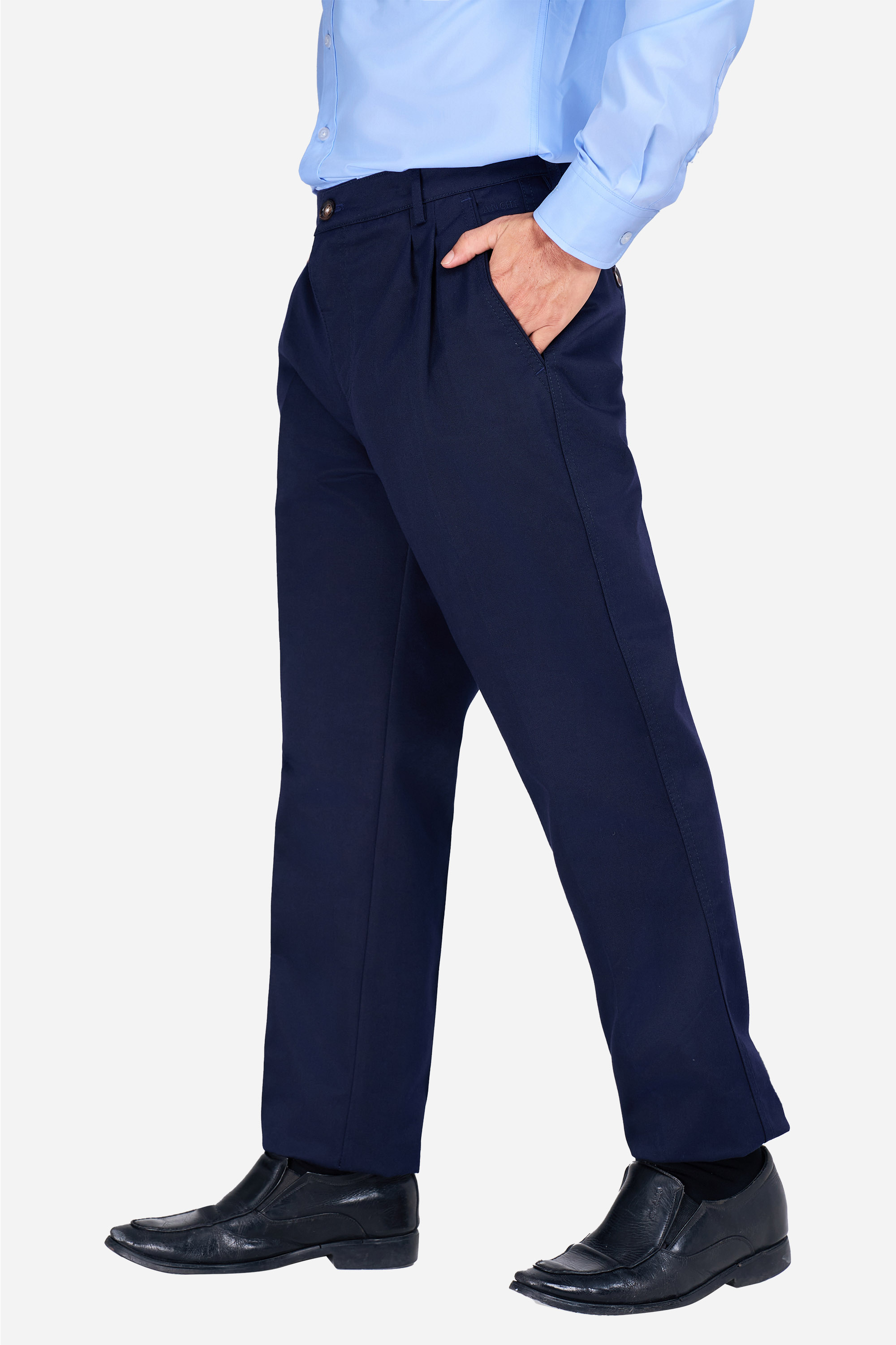 Quần Kaki Thô 2 Li Nam Trung Niên ANCHI Phom Suông Ống Rộng Màu Vàng Nhạt_thumbnail_19