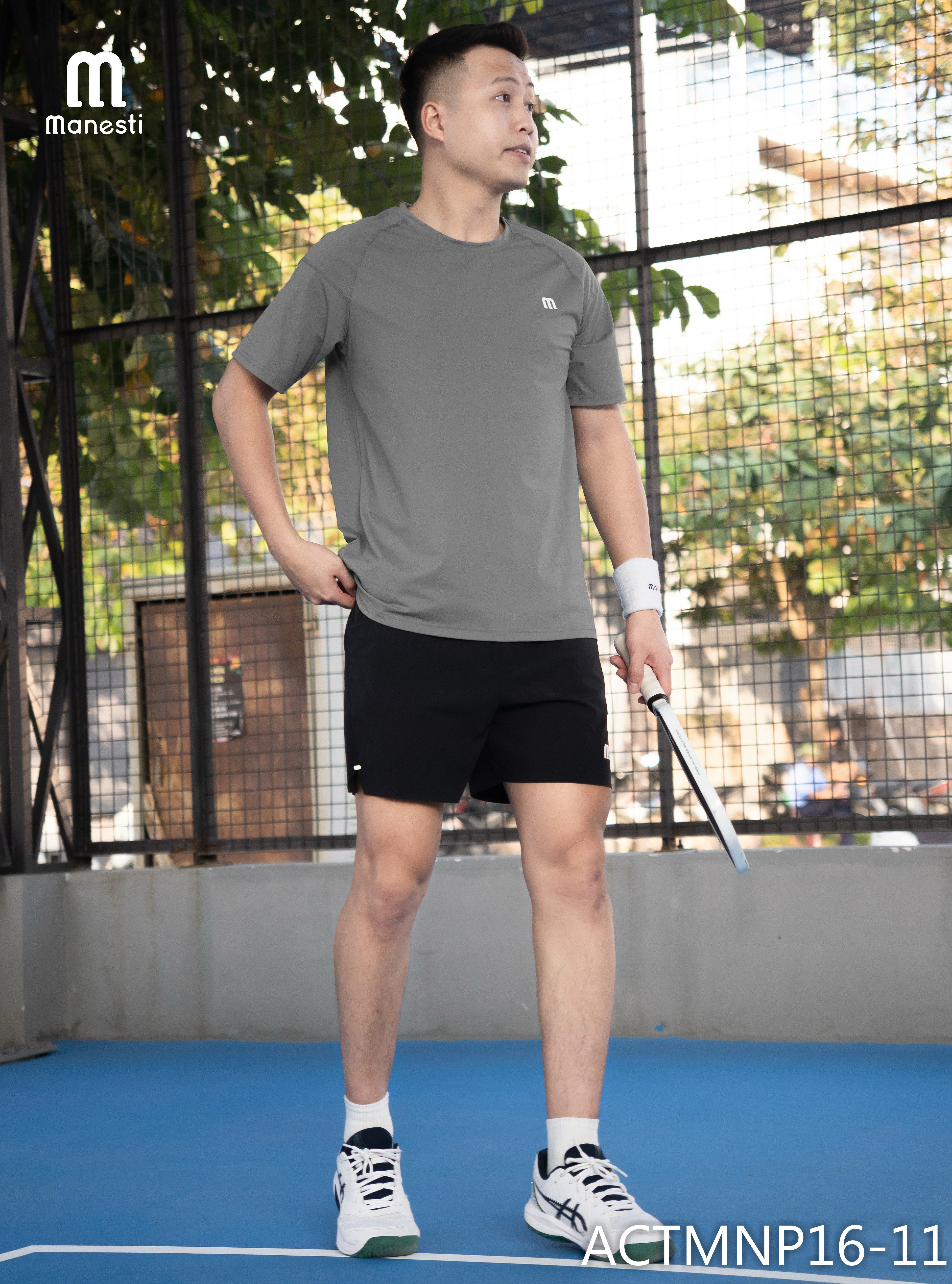 Áo thun thể thao nam chơi Pickleball/Tennis CoolVent Manesti_thumbnail_55