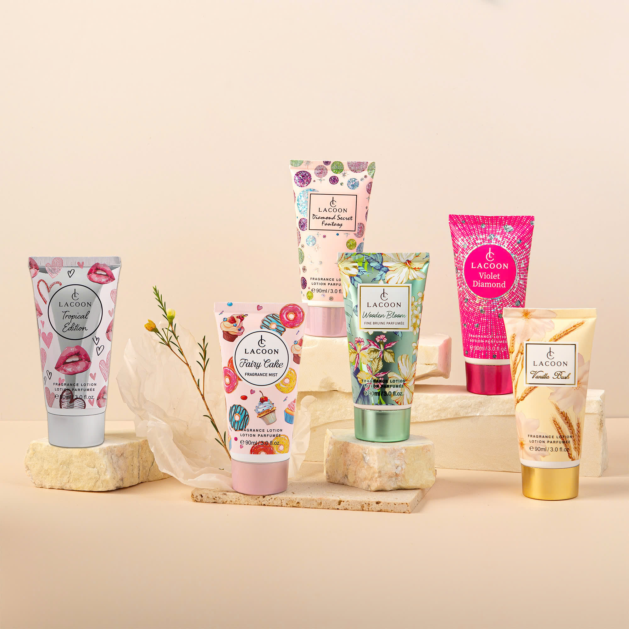 Combo body mist + lotion LACOON - FREESHIP