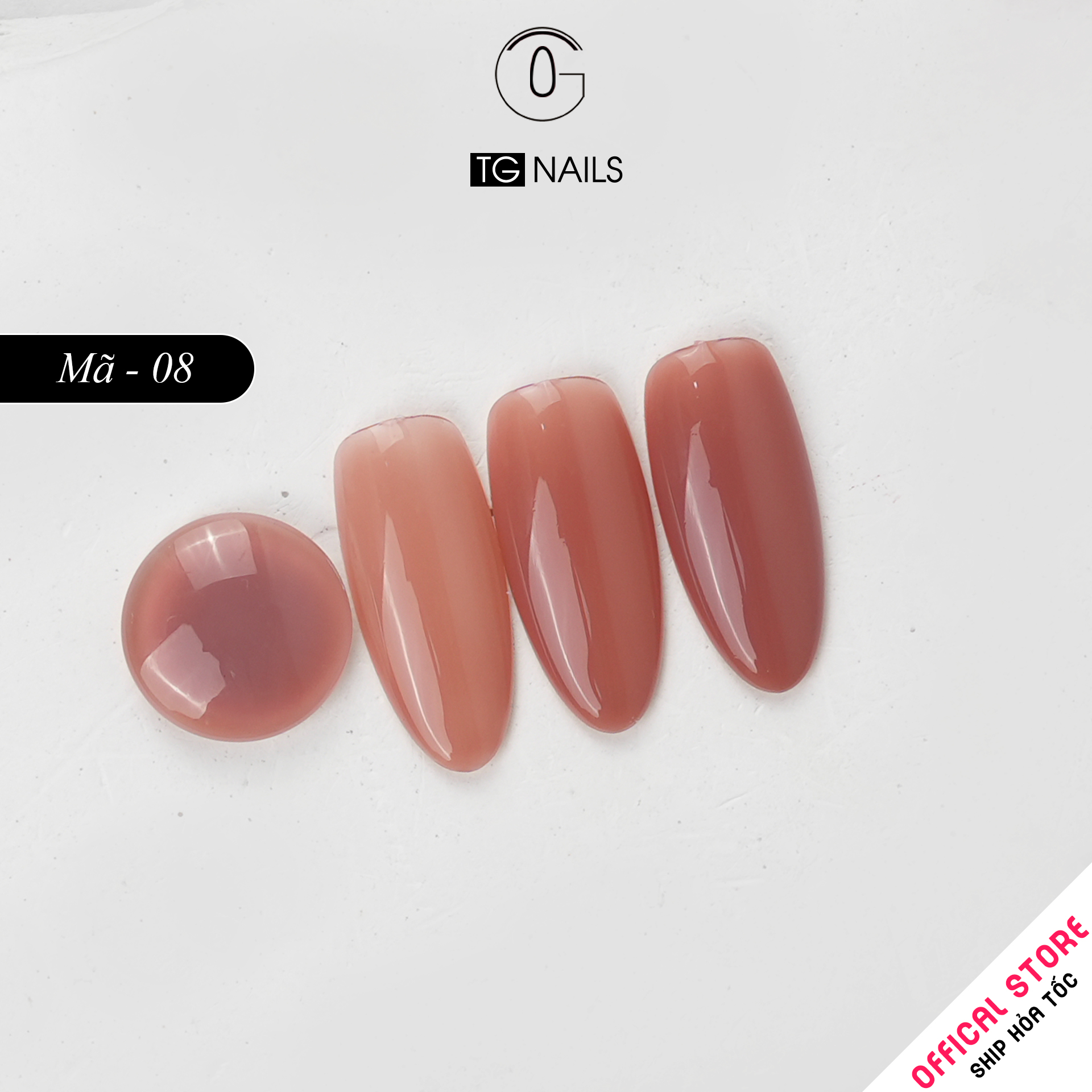 Sơn gel thạch đục TG cọ tròn chai hồng 15ml_thumbnail_14